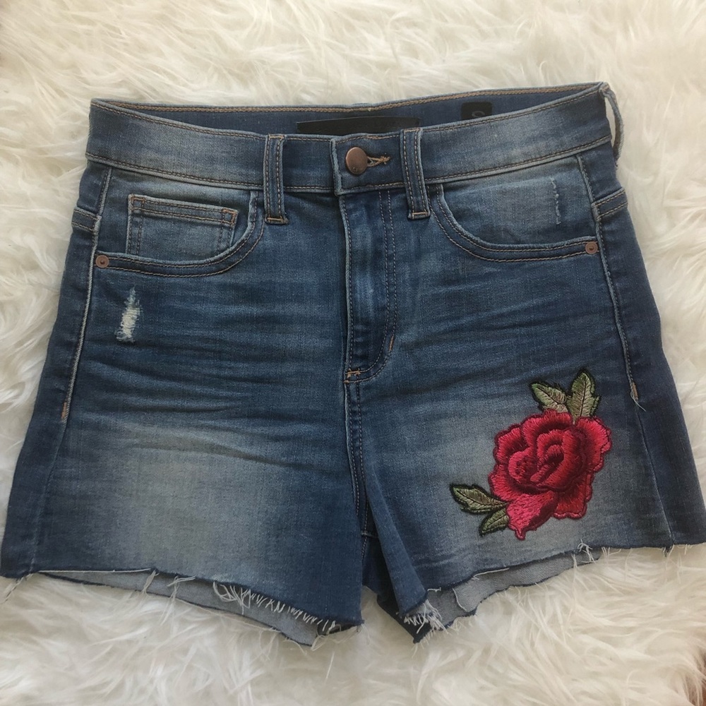 SP black label cut-off jean shorts